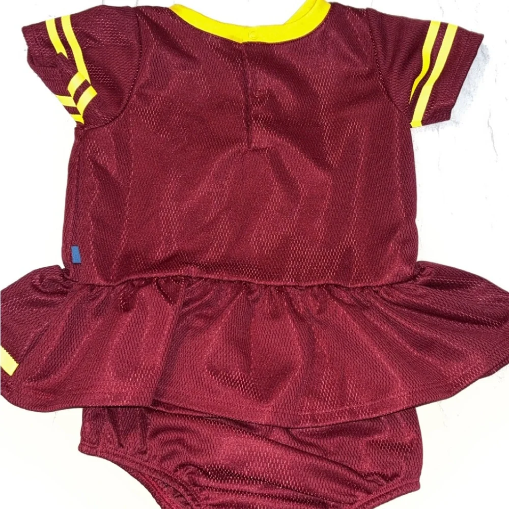 Gerber Maroon and Yellow Baby Outfit